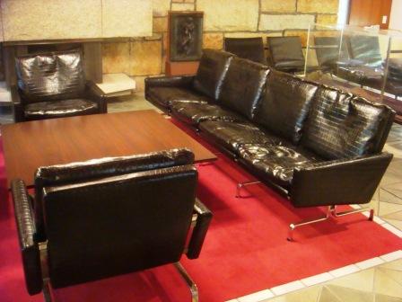 Designer's sofa&chair  Reupholstered